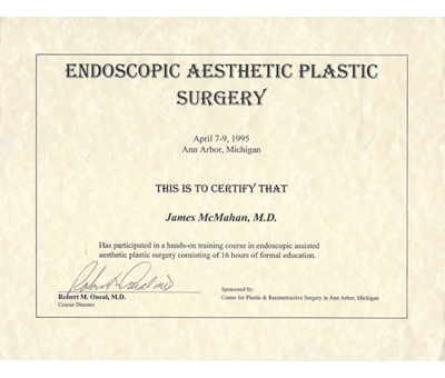 Endoscopic Aesthetic Plastic Surgery