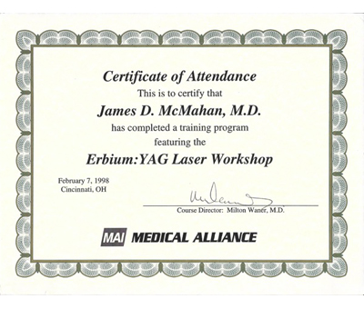 Medical Alliance Erbium:YAG Laser Workshop