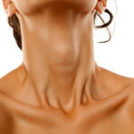 Woman's neck and bare shoulders